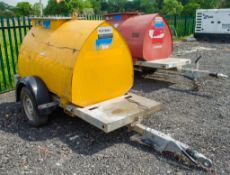 Western Abbi 950 litre fast tow bunded fuel bowser c/w hand pump, delivery hose & nozzle 056