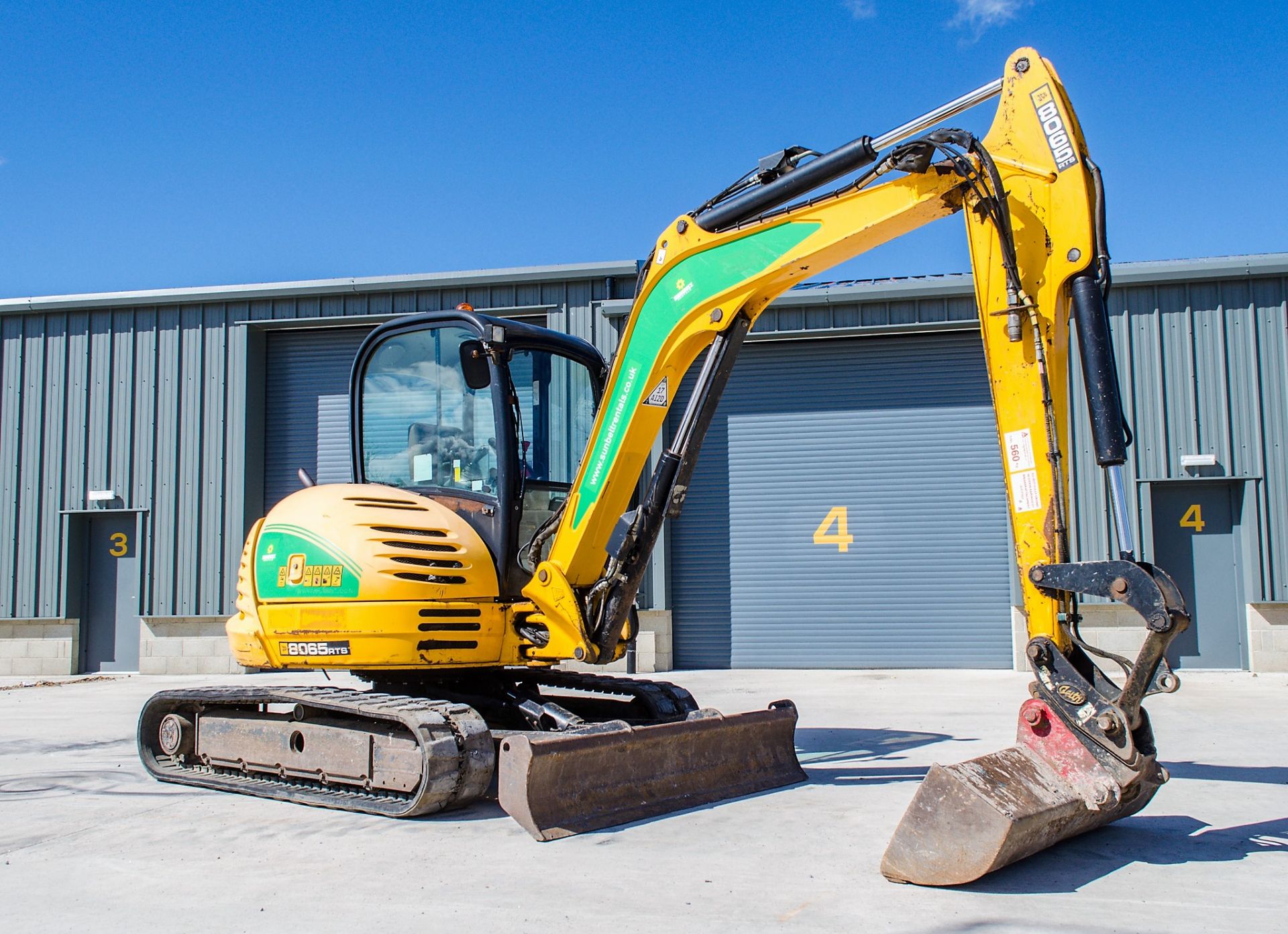JCB 8065 RTS 6.5 tonne rubber tracked excavator Year: 2013 S/N: 1538590 Recorded Hours: 2556 - Image 2 of 20