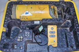 Topcon TPL4 pipe laser c/w remote, charge & carry case BO357088