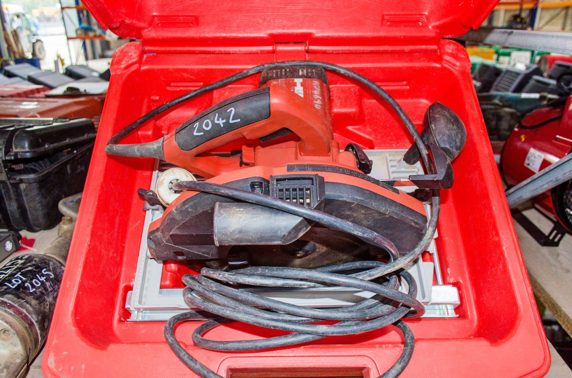 Hilti WSC 85 110v circular saw c/w carry case A746942