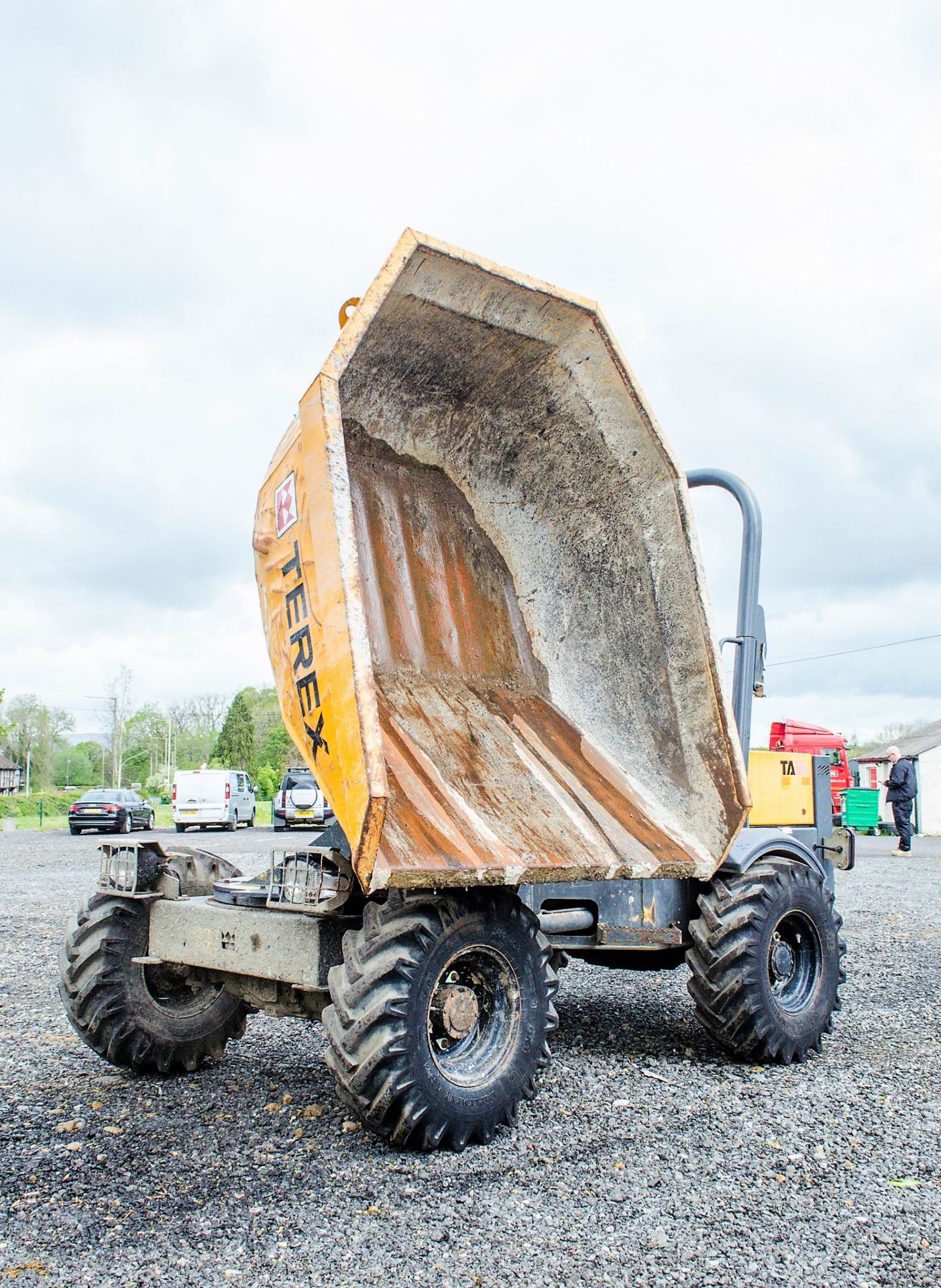 Terex TA3s 3 tonne swivel skip dumper Year: 2014 S/N: Recorded Hours: 1199 A644686 - Image 9 of 19