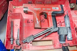 Hilti DX450 nail gun c/w carry case 0409-0565 ** Parts dismantled **