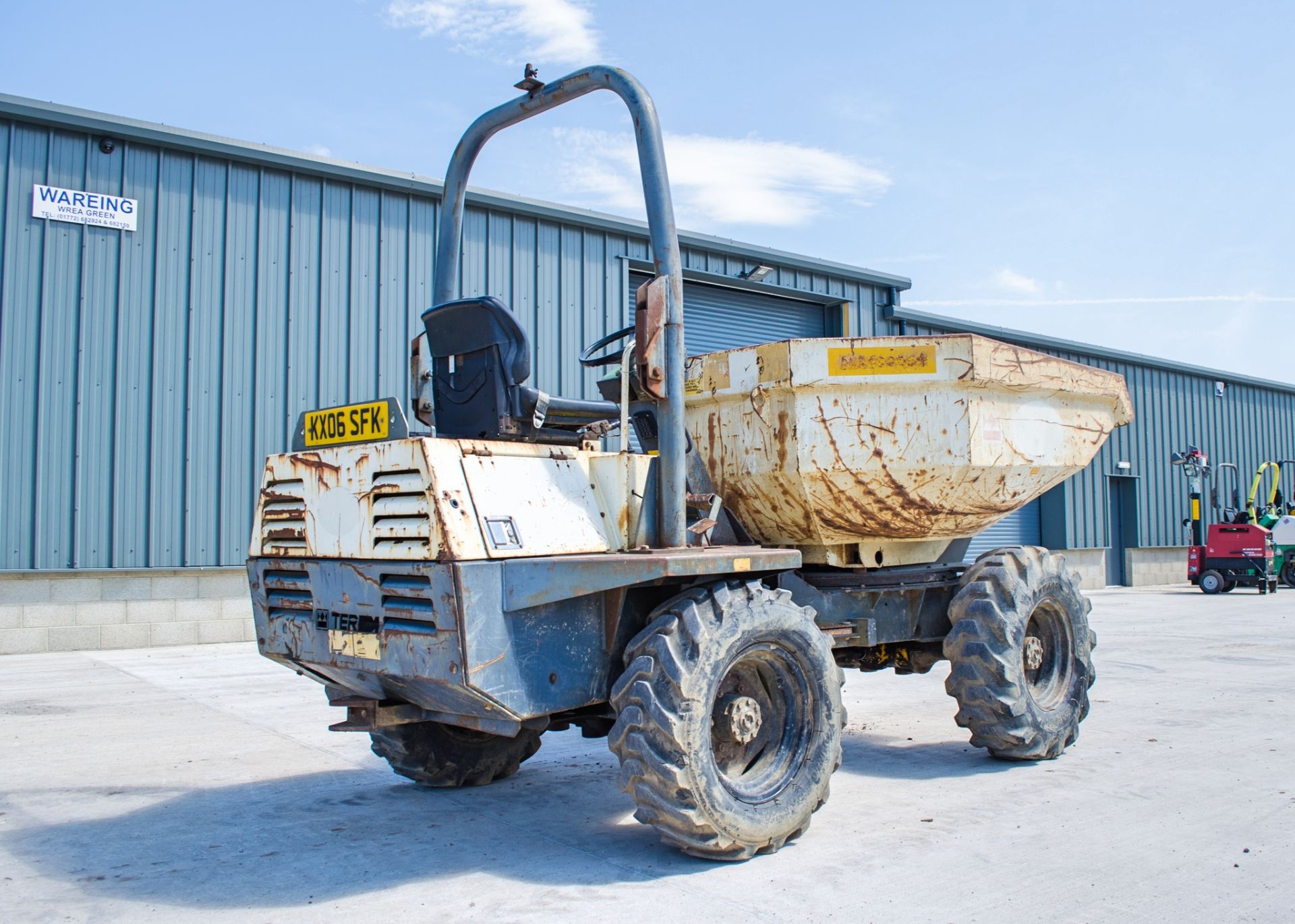 Terex PS4000 4 tonne swivel skip dumper Year: 2006 S/N: E604LW011 Recorded Hours: Not displayed ( - Image 4 of 19