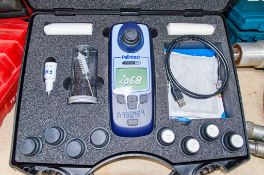 Palintest turbimeter plus chemical testing kit c/w testing kit & carry case A986989