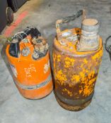 2 - 110v submersible water pumps A713301/A696607 ** Both with cords cut off **