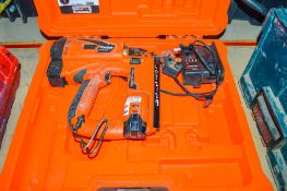Paslode IM65 F16 cordless nail gun c/w battery, charger & carry case A741218
