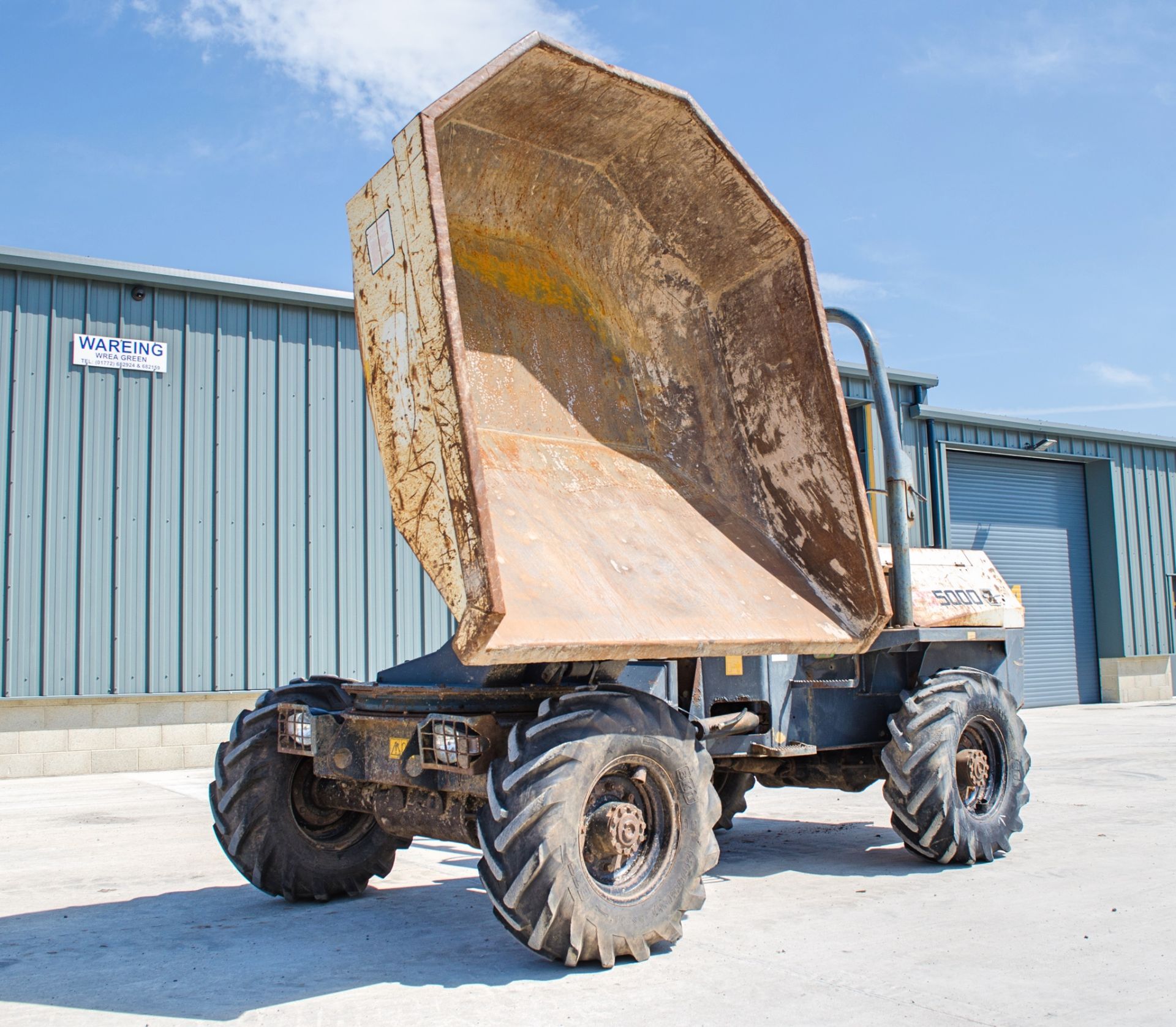Terex PS5000 5 tonne swivel skip dumper Year: 2006 S/N: E6081Y029 Recorded Hours: Not displayed ( - Image 9 of 19