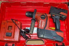 Hilti TE6-A36 36v cordless SDS rotary hammer drill c/w 2 - batteries, charger & carry case 03480166