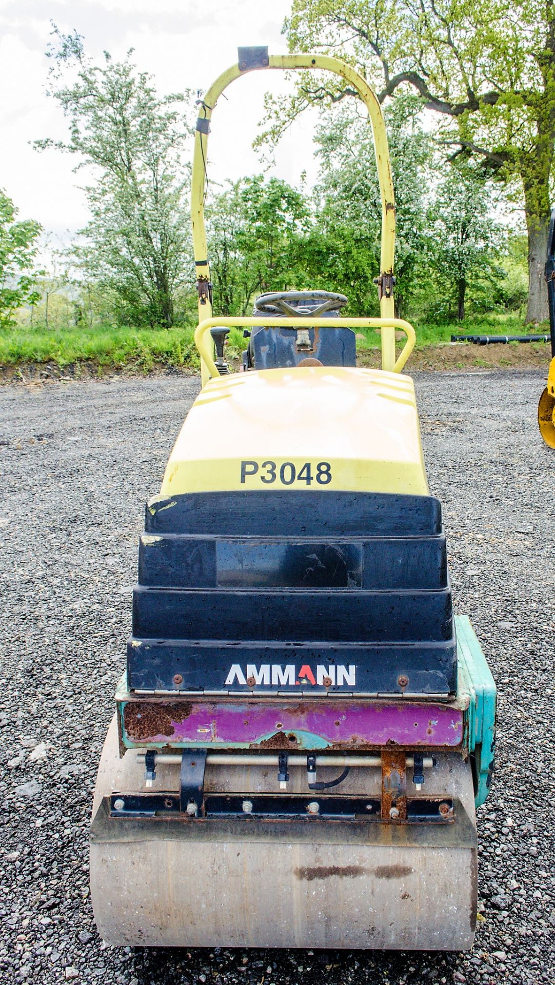 Ammann AV12-2 double drum ride on roller Year: 2006 S/N: 10148 Recorded Hours: Not displayed ( - Image 5 of 16