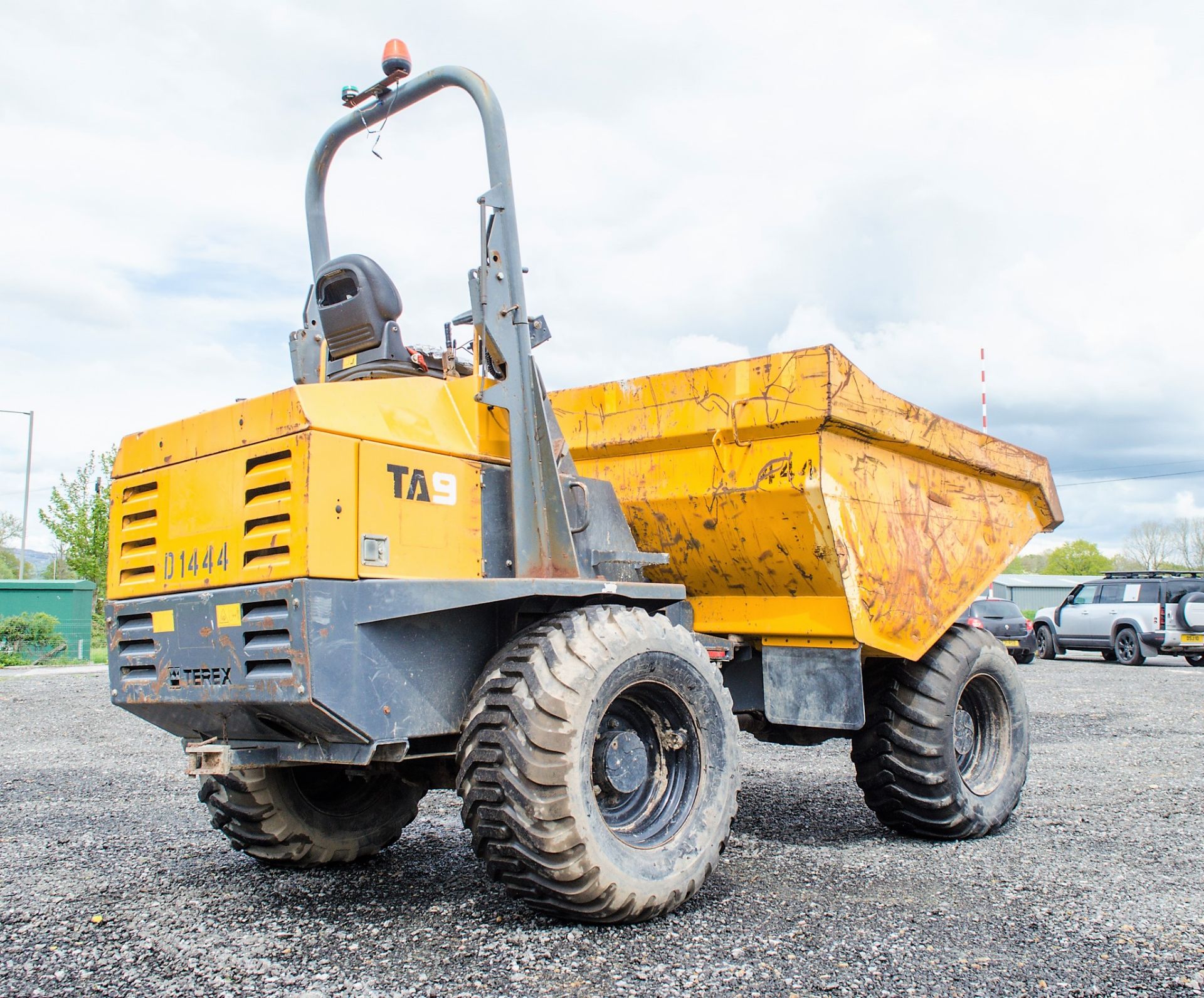 Terex TA9 9 tonne straight skip dumper Year: 2011 S/N: E36MV2560 Recorded Hours: 2103 D1444 - Image 7 of 23