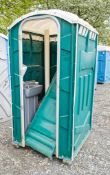 Plastic portable toilet