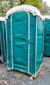 Plastic portable toilet