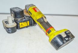 Ryobi 18v cordless angle grinder c/w 3 batteries & charger 911035