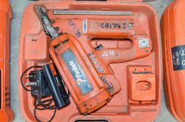 Paslode IM350/90G cordless nail gun c/w charger, battery & carry case NC182