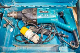 Makita 8406 110v power drill c/w carry case