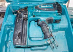 Makita cordless nail gun c/w carry case 1410-7514 ** No battery or charger **