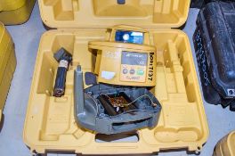 Topcon RLH3C rotating laser level c/w carry case BOO17137 ** Damaged **