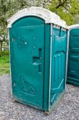 Plastic portable toilet