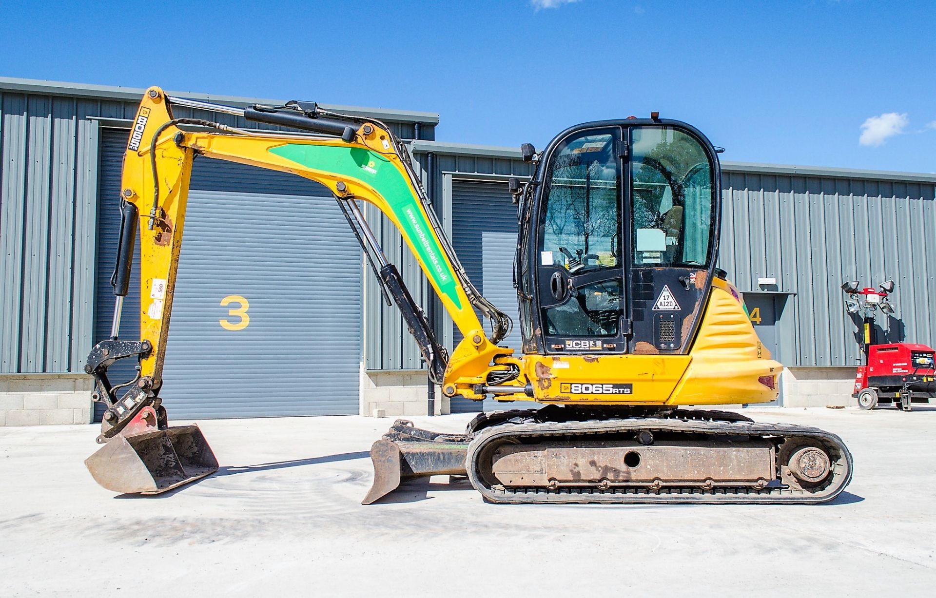 JCB 8065 RTS 6.5 tonne rubber tracked excavator Year: 2013 S/N: 1538590 Recorded Hours: 2556 - Image 7 of 20