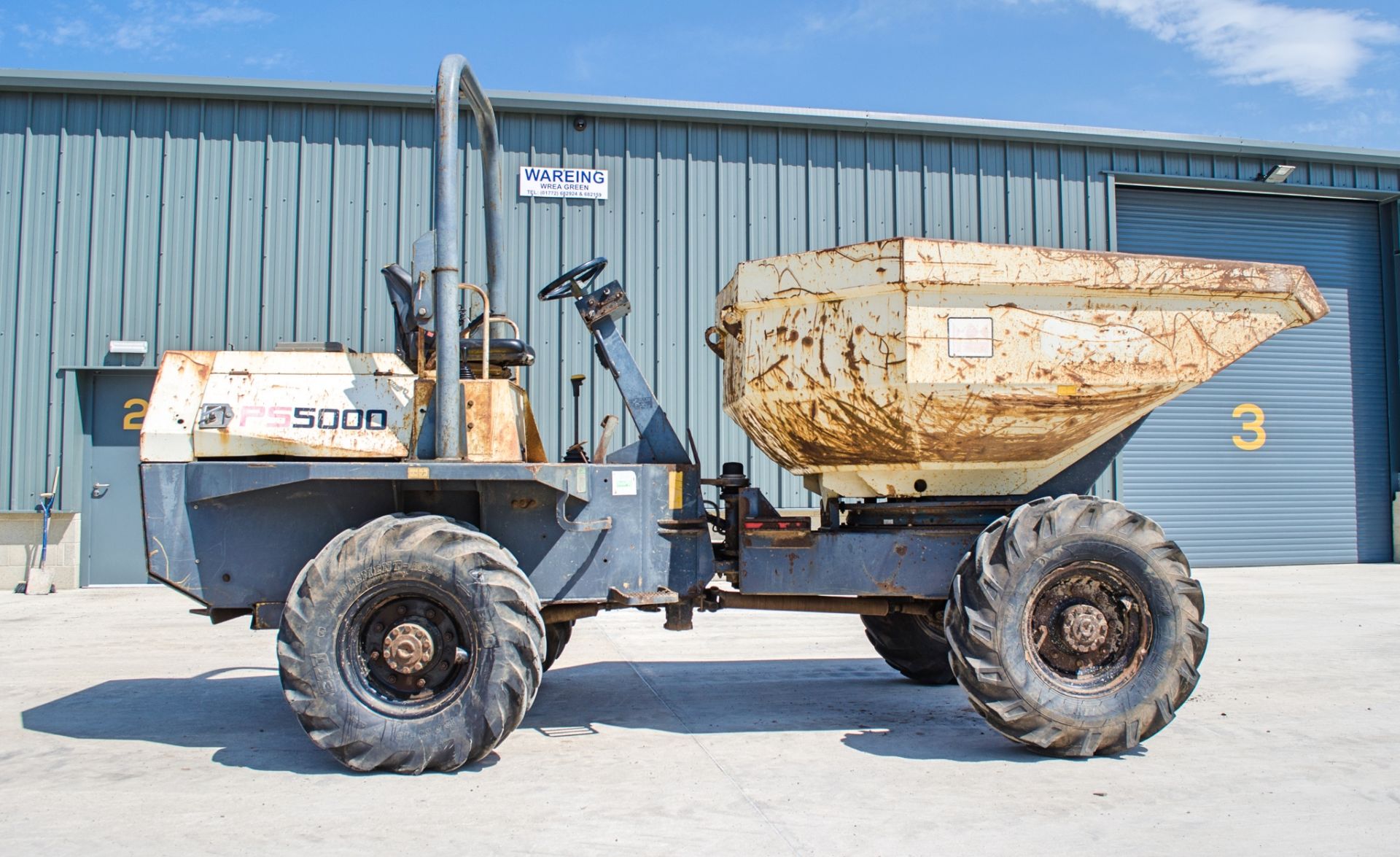 Terex PS5000 5 tonne swivel skip dumper Year: 2006 S/N: E6081Y029 Recorded Hours: Not displayed ( - Image 8 of 19