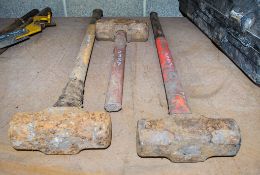 3 - sledge hammers