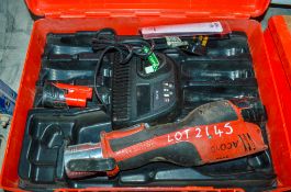 Novopress ACO102 12v cordless crimping tool c/w 2 - batteries, charger & carry case PTH482