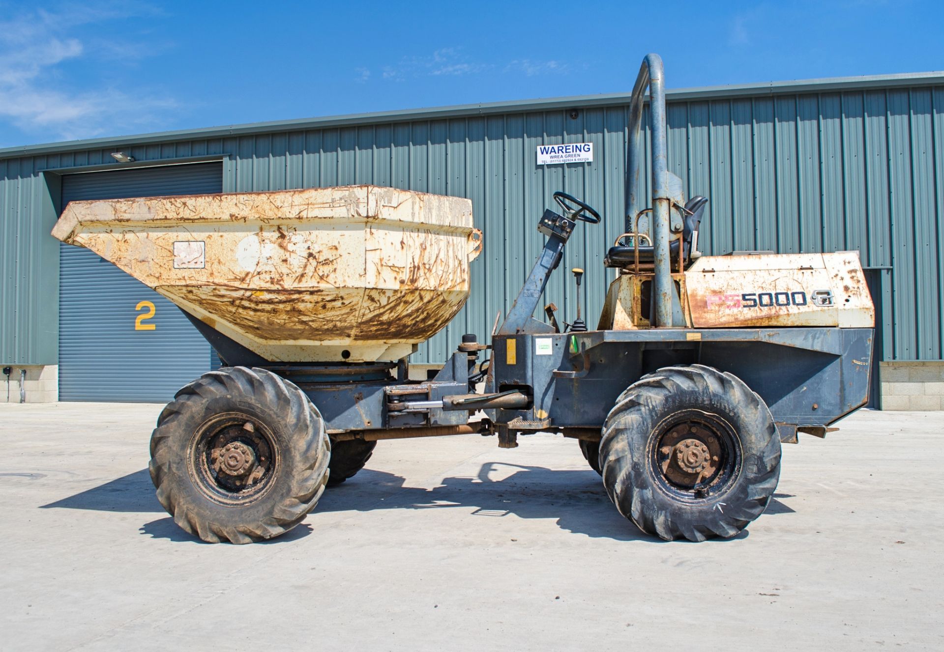 Terex PS5000 5 tonne swivel skip dumper Year: 2006 S/N: E6081Y029 Recorded Hours: Not displayed ( - Image 7 of 19