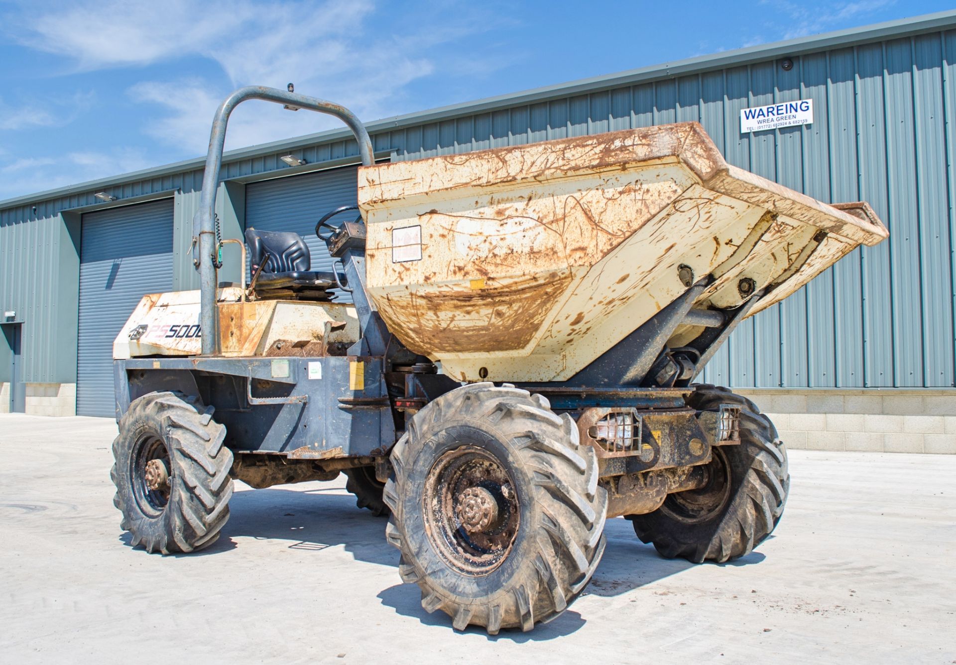 Terex PS5000 5 tonne swivel skip dumper Year: 2006 S/N: E6081Y029 Recorded Hours: Not displayed ( - Image 2 of 19