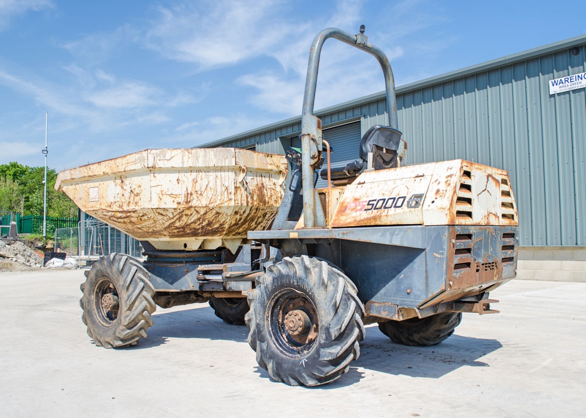 Terex PS5000 5 tonne swivel skip dumper Year: 2006 S/N: E6081Y029 Recorded Hours: Not displayed ( - Image 3 of 19