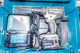 Makita DHP482 18v cordless drill c/w charger, battery & carry case A756851