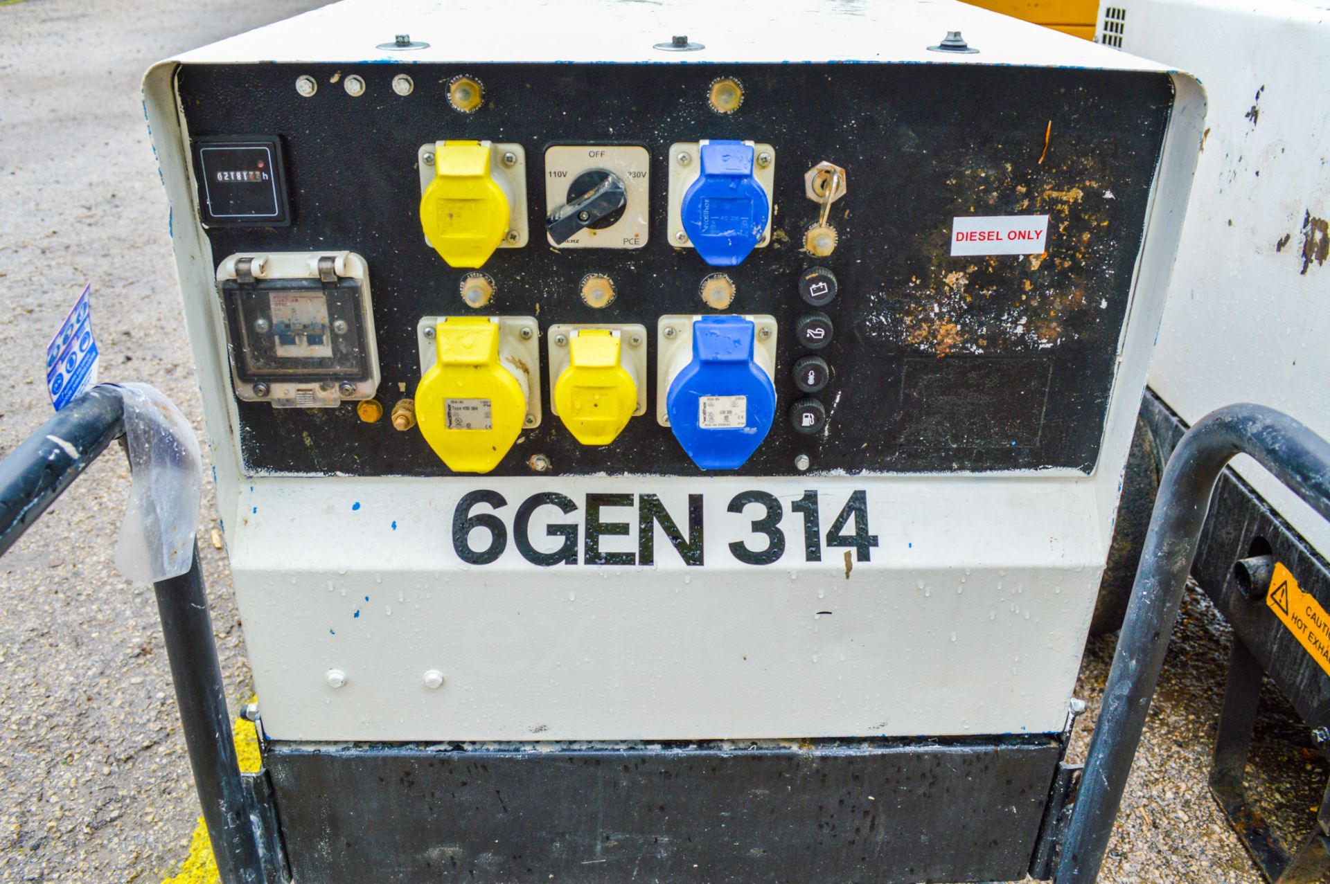 6 kva diesel driven generator Recorded Hours: 2181 6GEN - Image 4 of 4