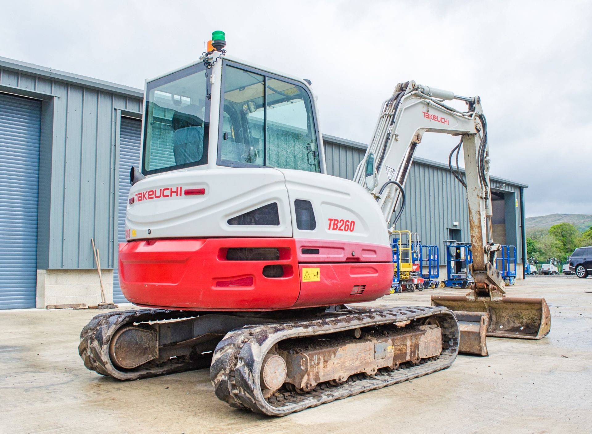 Takeuchi TB260 6 tonne rubber tracked excavator Year: 2014 S/N: 126000397 Recorded Hours: 3886 - Image 4 of 15