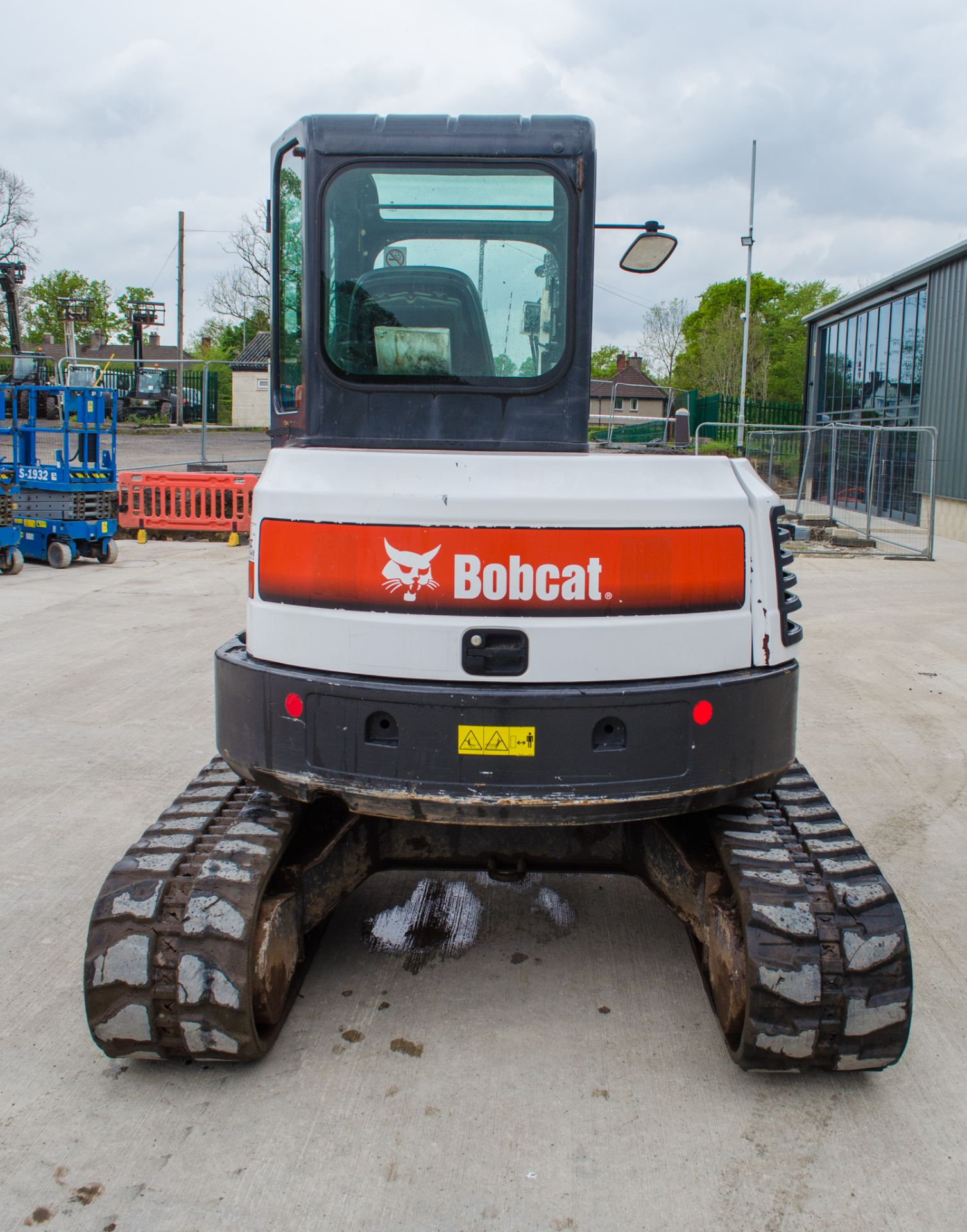Bobcat E45 4.5 tonne rubber tracked excavator Year: 2013 S/N: 12753 Recorded Hours: 2909 blade, - Image 6 of 20