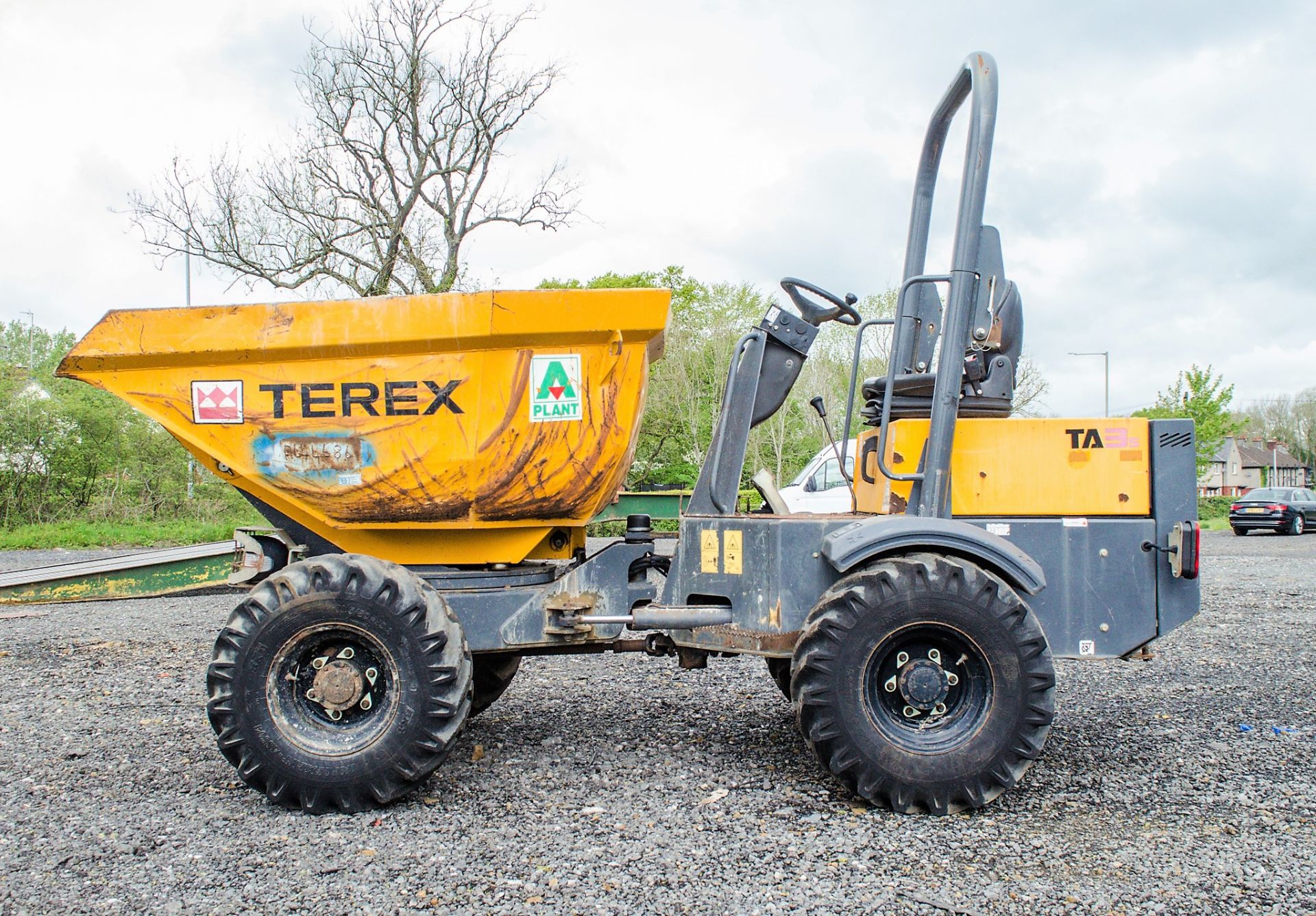 Terex TA3s 3 tonne swivel skip dumper Year: 2014 S/N: Recorded Hours: 1199 A644686 - Image 7 of 19