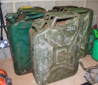 5 - steel jerry cans