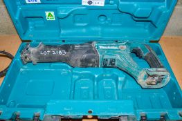 Makita DJR186 18v reciprocating saw c/w carry case c/w carry case A1096619 ** No battery or