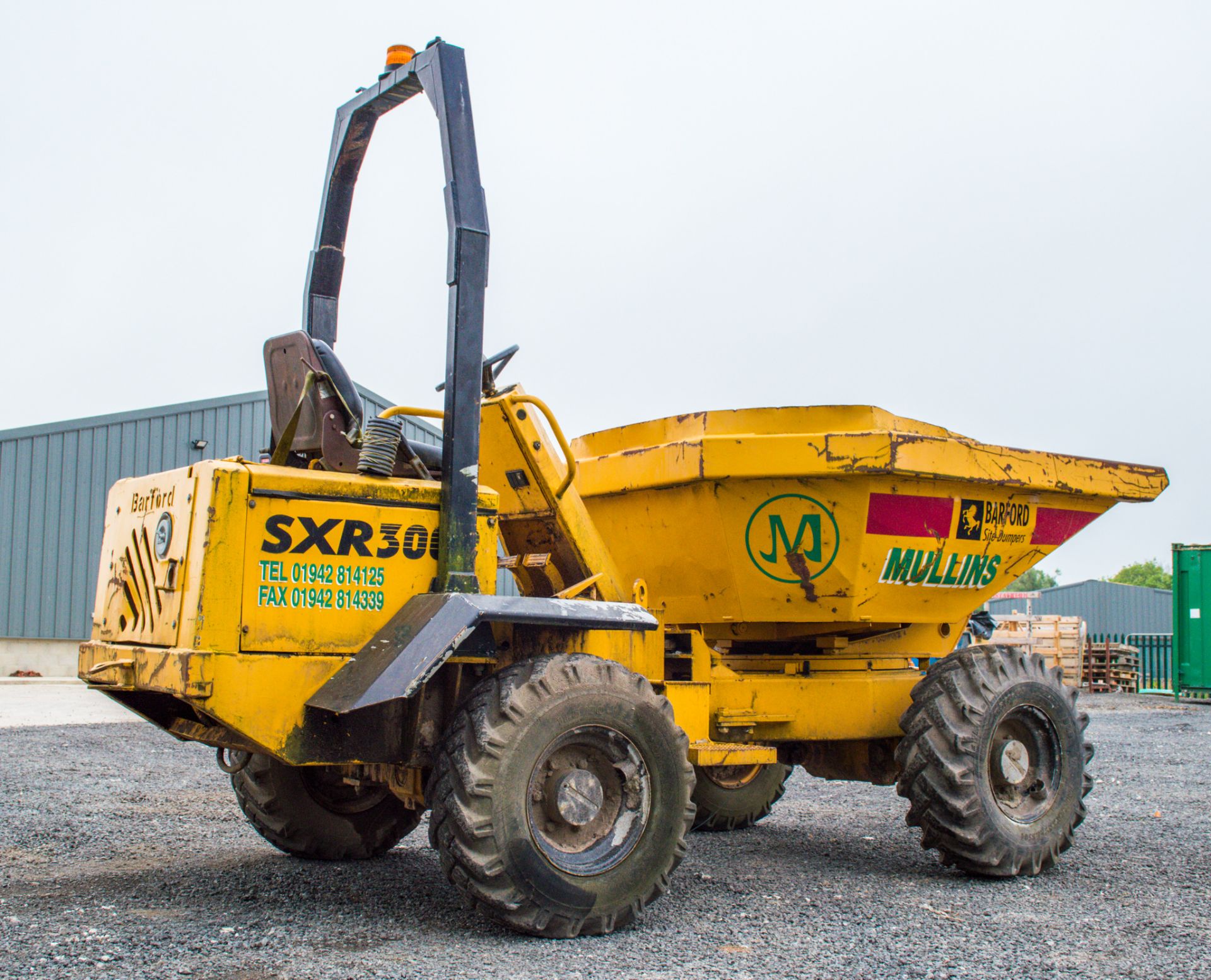 Barford SXR3000 3 tonne swivel skip dumper - Image 3 of 21