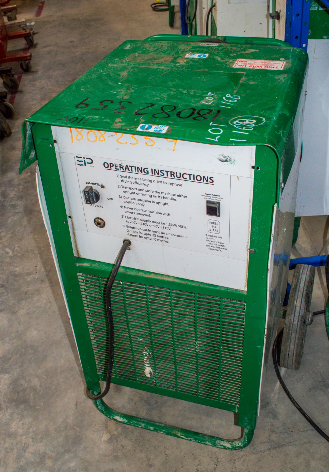SIP 110v dehumidifier 1808-2359 ** Panel loose **