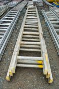 Lyte aluminium 3 stage extending ladder 1306-1208