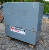 Armorgard Tuffbank steel site store ** No keys but unlocked **