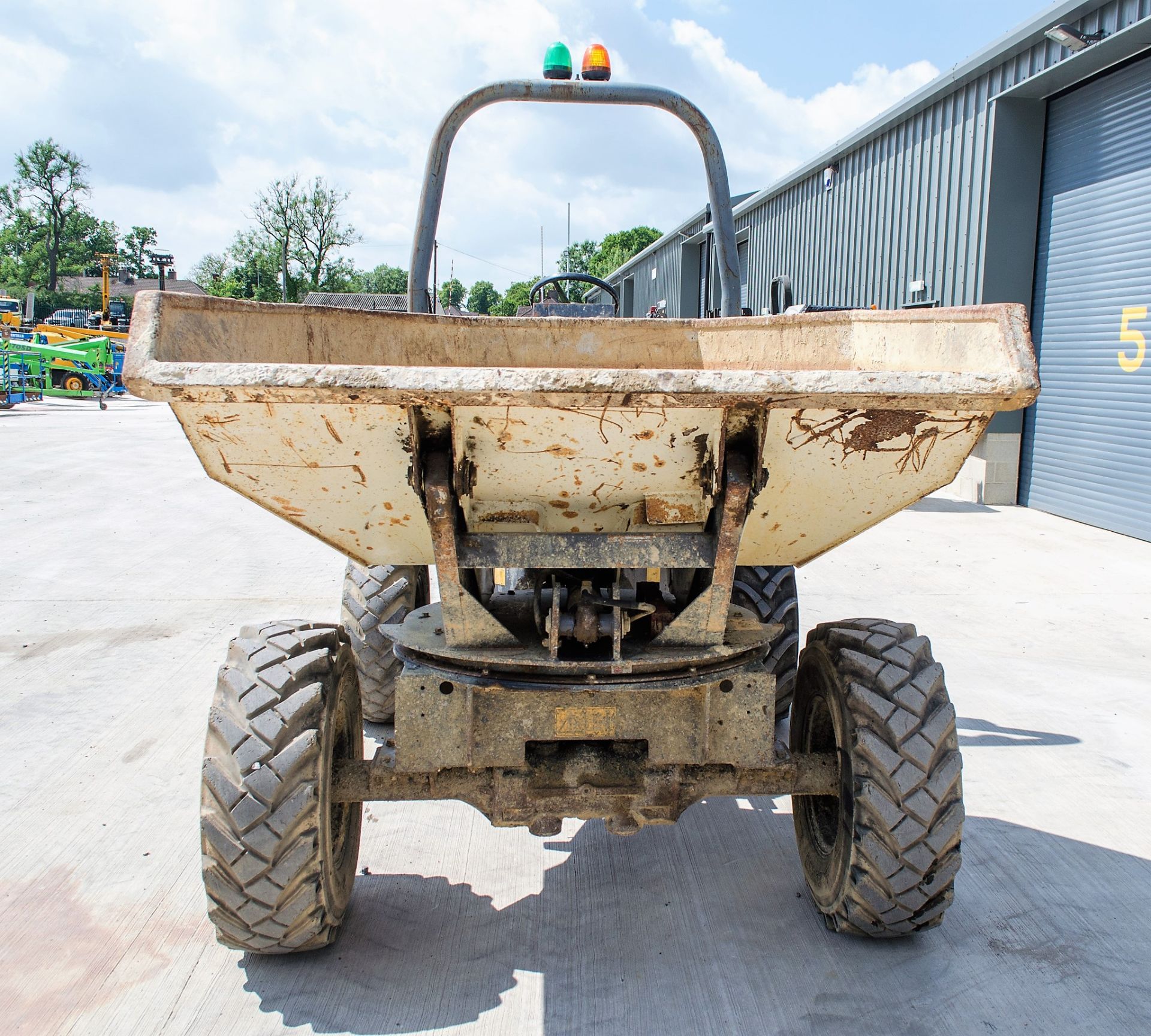 Benford Terex 3 tonne swivel skip dumper Year: 2006 S/N: E608FS371 Recorded Hours: 23 (Clock - Image 5 of 21