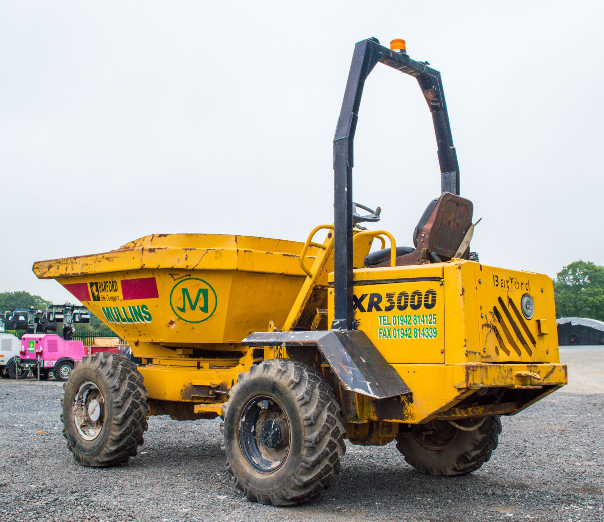 Barford SXR3000 3 tonne swivel skip dumper - Image 4 of 21