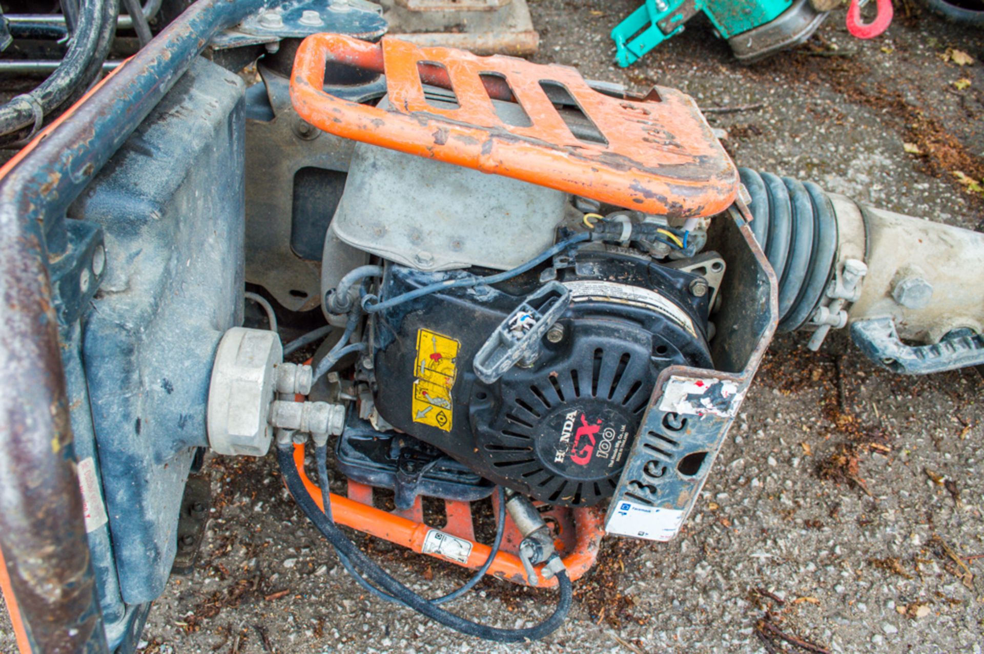 Belle RTX60 petrol driven trench compactor 1408-0395 ** Foot missing ** - Image 2 of 2