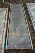 Aluminium staging board approximately 8 ft long 3310-7024