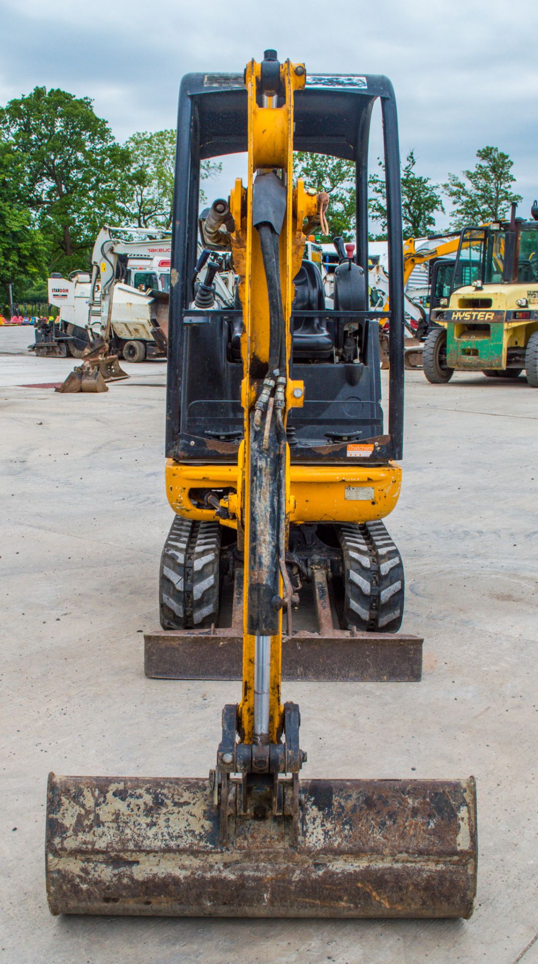 JCB 8014 CTS 1.5 tonne rubber tracked mini excavator Year: 2014 S/N: 2070487 Recorded Hours: 1796 - Image 5 of 17