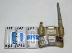 3 - Topcon batteries & 1 - Topcon RS-1 radio antenna