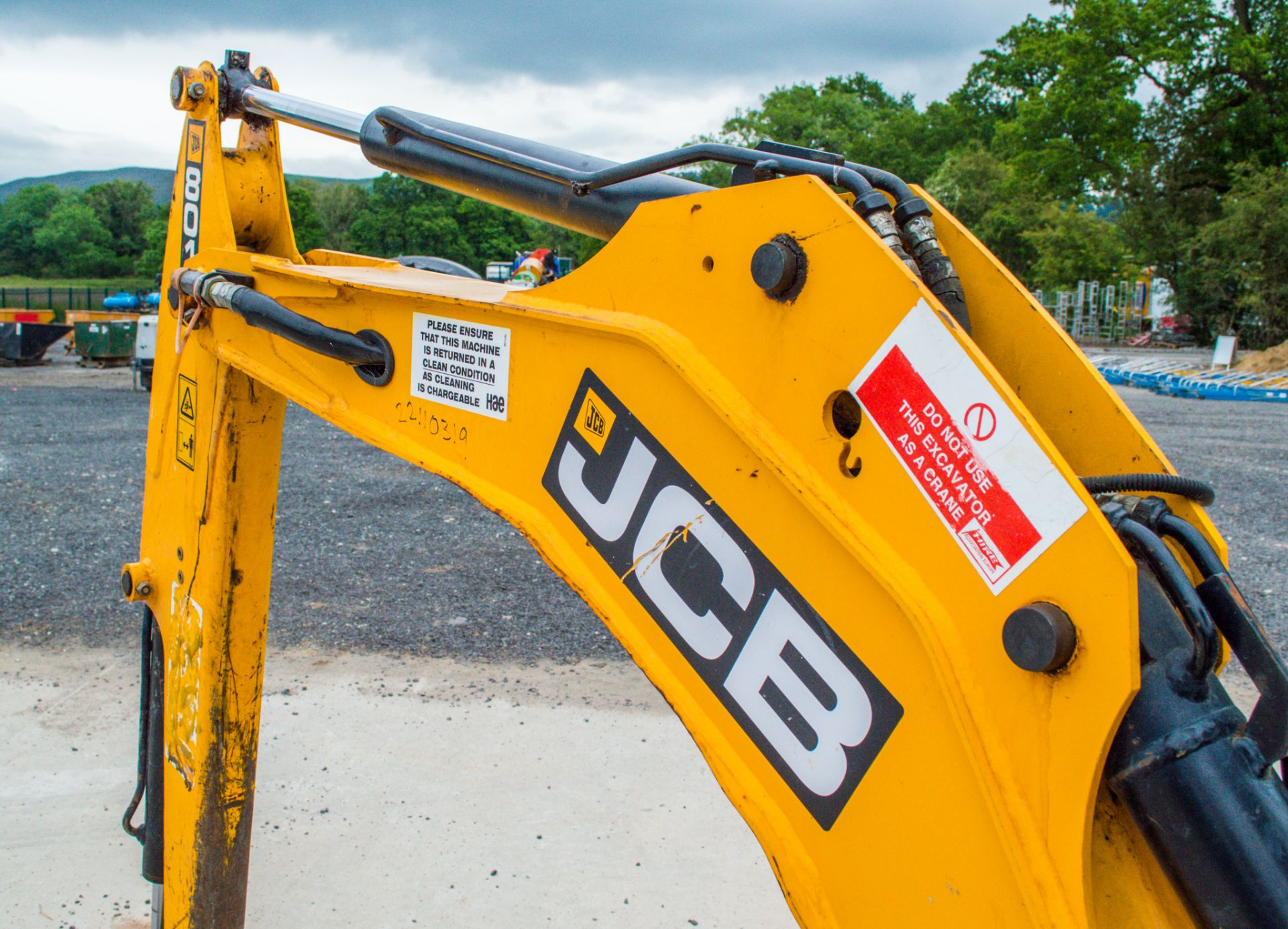 JCB 8014 CTS 1.5 tonne rubber tracked mini excavator Year: 2014 S/N: 2070487 Recorded Hours: 1796 - Image 12 of 17