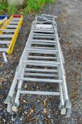 Centaure extending aluminium step ladder