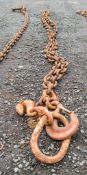 4.8 metre grade 8 22mm single leg chain