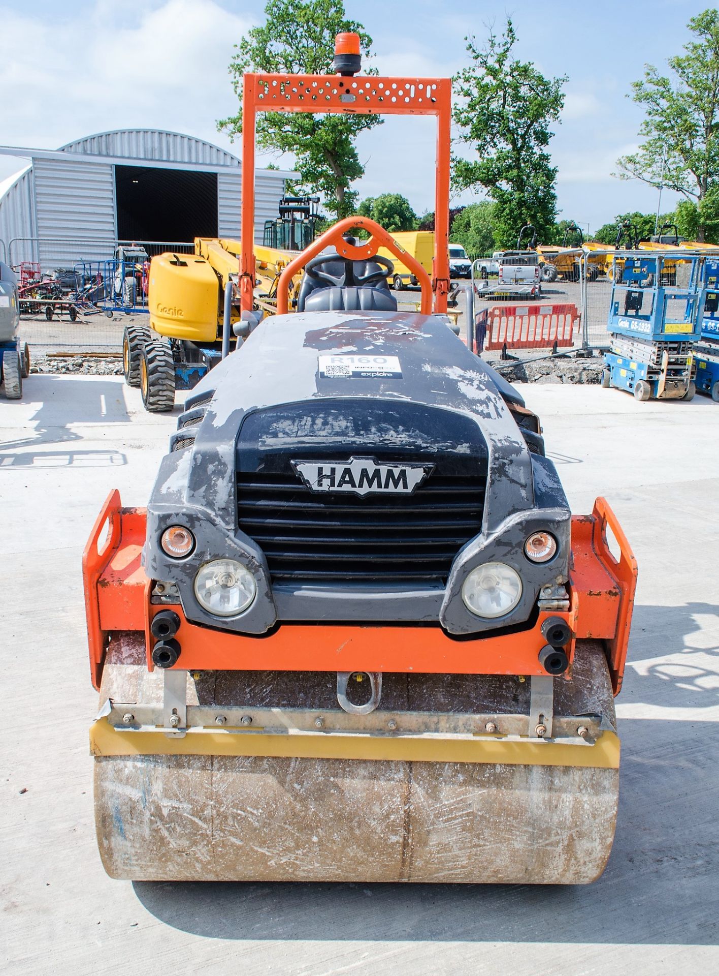 Hamm HD 12 double drum roller Year: 2014 S/N: 2004629 Recorded Hours: 1236 - Image 5 of 20